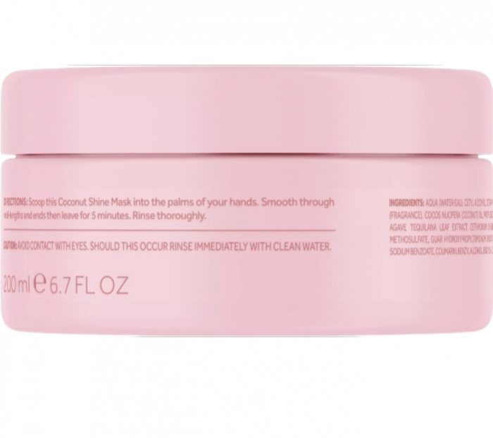 Маска для сияния волос с кокосовым маслом Lee Stafford Coco Loco Shine Mask, 200 ml - Фото 2