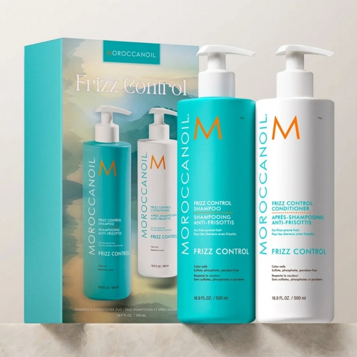 Набір для контролю пухнастості волосся Moroccanoil Duo 2025 Frizz Control