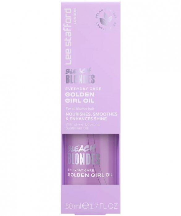Масло для осветленных волос Lee Stafford Bleach Blondes Everyday Care Golden Girl Oil, 50 ml - Фото 2