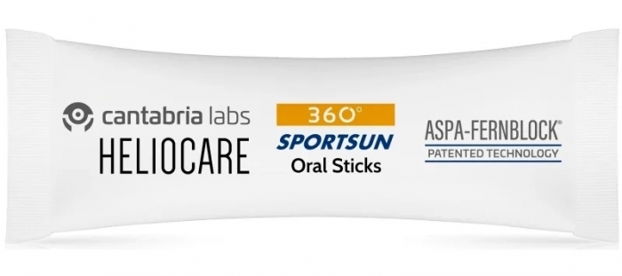 Сонцезахисні стіки для занять спортом Cantabria Labs Heliocare 360 Sport Sun Oral Sticks SPF50, 30 шт - Фото 2