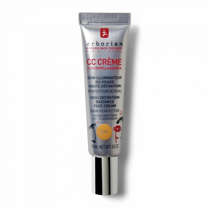 CC-крем «Повне сяйво», золотистий Erborian Eau Ginseng CC Cream Dore, 15 мл - Фото 1