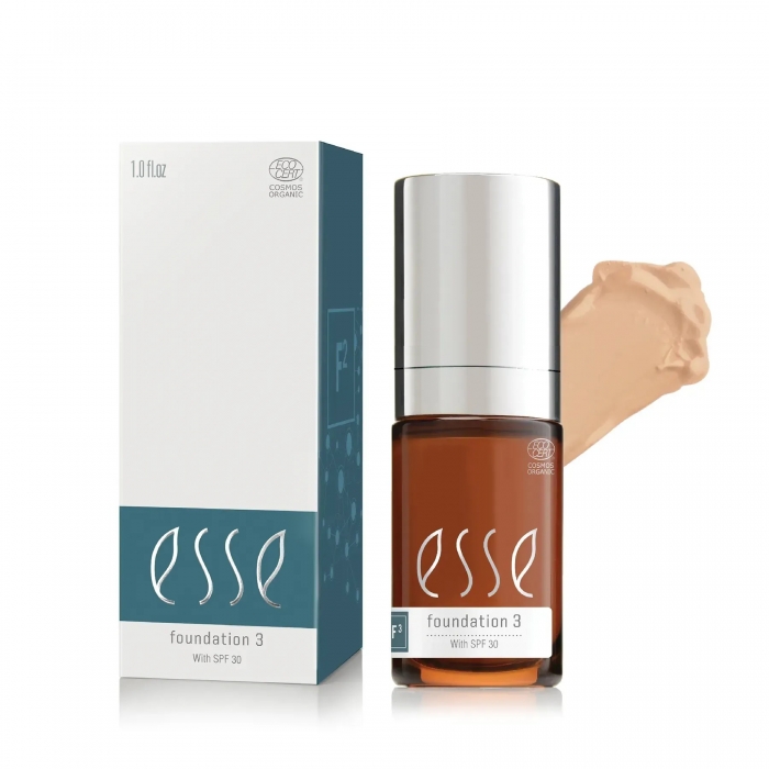 Тональна основа для всіх типів шкіри Esse Foundation SPF30 F3, 30 мл