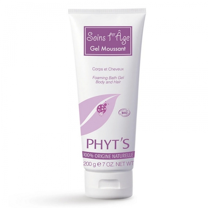 Мягкий и смягчающий гель-мусс для душа PHYT'S Gel Moussant Bébé, 200 мл