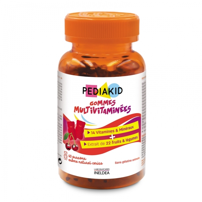 Ведмежуйки Мультивітаміни Pediakid GOMMES MULTIVITAMINEES, 60 шт