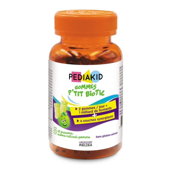 Ведмежуйки Пробіотики Pediakid GOMMES P'TIT BIOTIC, 60 шт