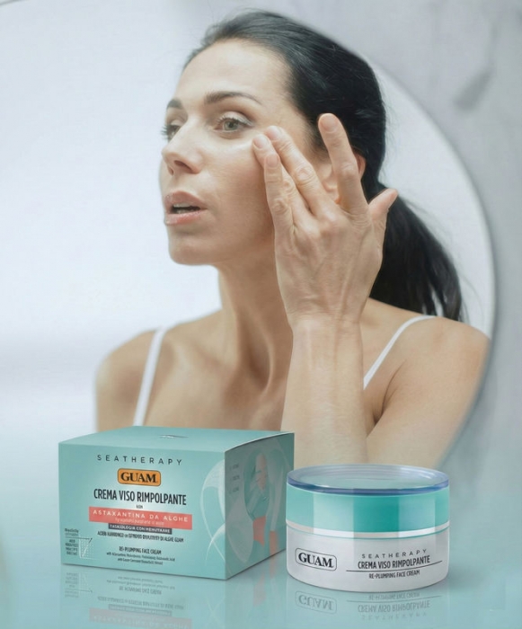 Зміцнювальний крем для обличчя від зморшок Guam Seatherapy Axantine Cream, 50 мл - Фото 2