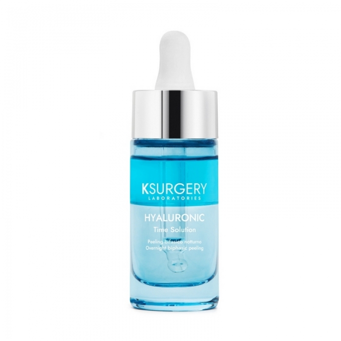 Нічний двофазний пілінг Ksurgery HYALURONIC TIME SOLUTION OVERNIGHT BIPHASIC PEELING, 15 мл