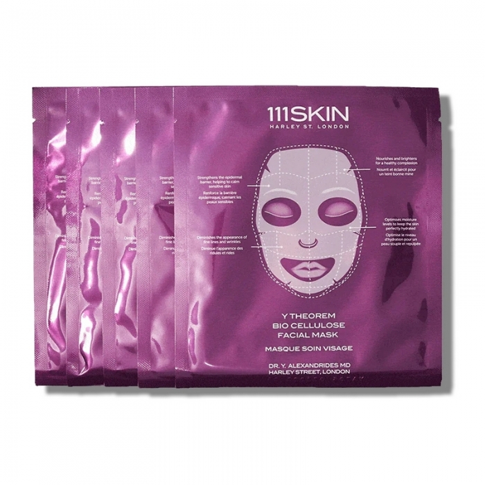 Восстанавливающая биоцеллюлозная маска для лица 111Skin Y Theorem Bio Cellulose Facial Mask Box, 5 шт