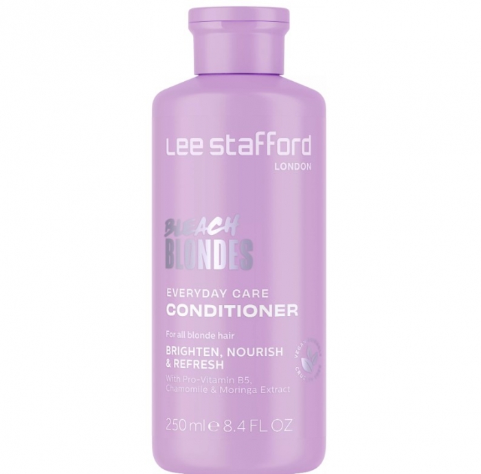 Щоденний кондиціонер для освітленого волосся Lee Stafford Bleach Blondes Everyday Care Conditioner, 250 ml - Фото 1